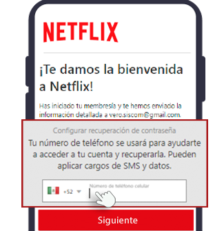 Paso 6 Bienvenido a Netflix