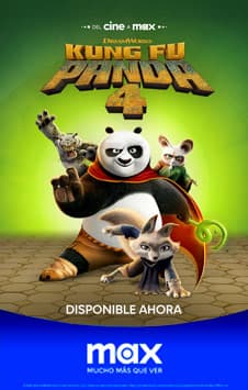 Kung Fu Panda 4 en Max con Telmex